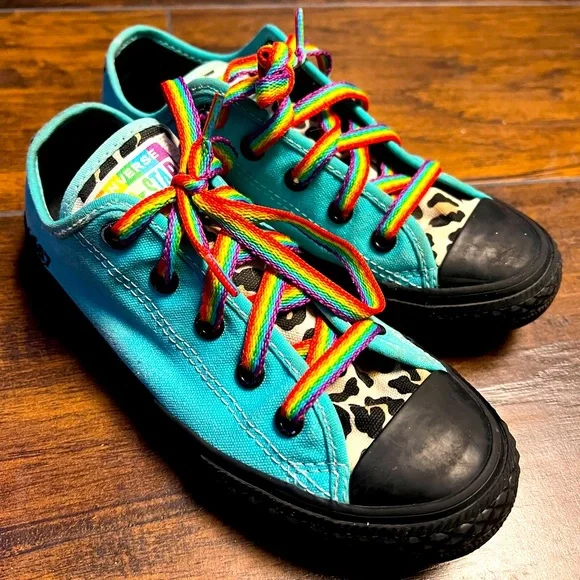 Converse Shoes Converse Chuck Taylor All Star Low Teal Cheetah